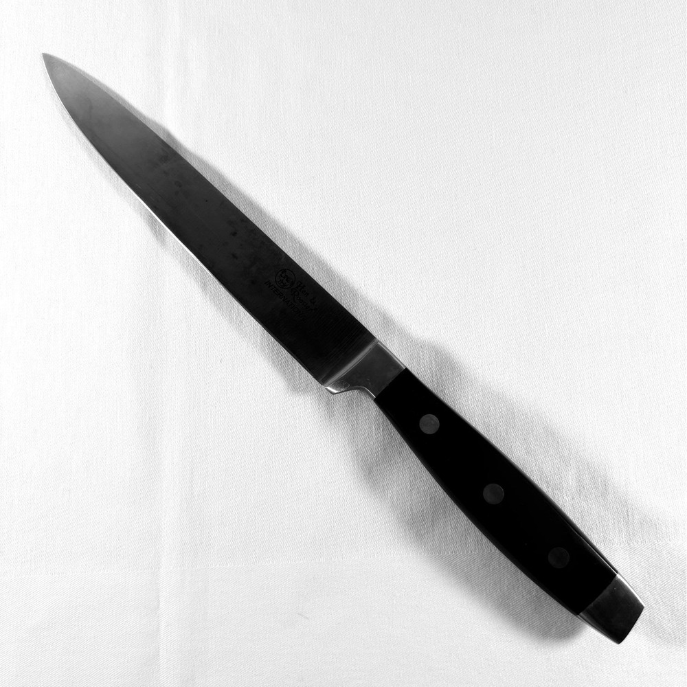 Hen‎ & Rooster International 8 Inch Stainless Steel Carving Knife